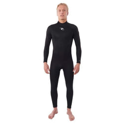 RIP CURL Freelite GB 4-3 Combinaison complte avec fermeture clair arrire 2022 Noir Taille M