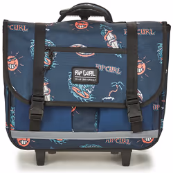 Rip Curl - Cartable à roulettes garçon 38cm - bleu/orange - 11770