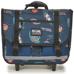Rip Curl - Cartable à roulettes garçon 38cm - bleu/orange - 11770