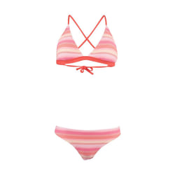rip curl sunrays stripe fixeed tri set rose