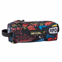 Trousse rectangulaire RIP CURL Bts Black 2 compartiments
