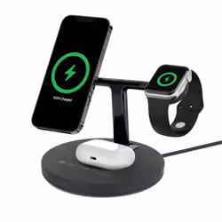 Our Pure Planet OPP128 chargeur d'appareils mobiles Smartphone Noir CC Recharge sans fil Charge rapide Intérieure
