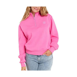 rip curl fortaleza half à  fermeture éclair polaire rose