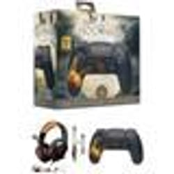 Manette PS4 - Hogwarts Legacy - Bluetooth - Lumineuse - Casque PRO-H3 Orange - 3.5 JACK