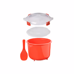 Sistema 1110, Cuiseur à riz, Rouge, 2,6 ml, Transparent, 10,99 tasses, 195 mm