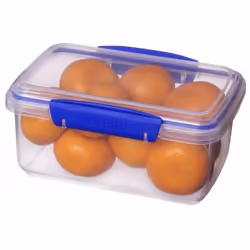 Sistema 1600 boîte hermétique alimentaire Rectangulaire 1 L Bleu, Transparent 1 pièce(s)