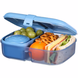 BOÎTE À DÉJEUNER POUR ADULTE AVEC RUBAN SISTEMA | BOÎTE À EN-CAS COMPARTIMENTÉE | BOÎTE DE CONSERVATION ALIMENTAIRE 1,1 L ET ...