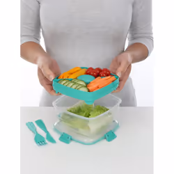Sistema To Go Boîte de rangement alimentaire 1,1 L Polypropylène (PP) Couleur menthe 1 pièce(s) - Vue supplémentaire 4