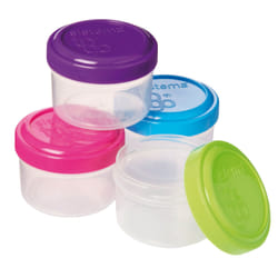 Sistema 21470 boîte hermétique alimentaire Ovale Vase 0,035 L Bleu, Vert, Rose, Violet 4 pièce(s)