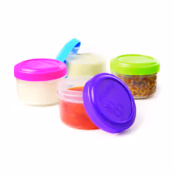 Sistema 21470 boîte hermétique alimentaire Ovale Vase 0,035 L Bleu, Vert, Rose, Violet 4 pièce(s)