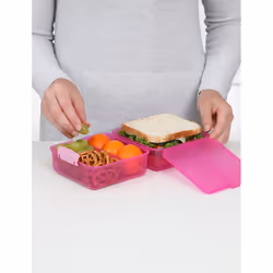 Sistema 31735 boîte hermétique alimentaire Rectangulaire 1,4 L Rose 1 pièce(s)