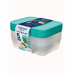 Sistema 59175, contenant, Rectangulaire, 1,9 L, Bleu, Transparent, Plastique, Nouvelle-Zélande