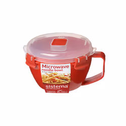 Sistema 1109 microwave cookware, Bol, Rouge, Transparent, 940 ml, Transparent, 3,97 tasses, 156 mm