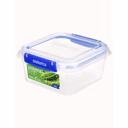 Sistema 881650, contenant, Carré, 1,15 L, Transparent, Plastique, Nouvelle-Zélande