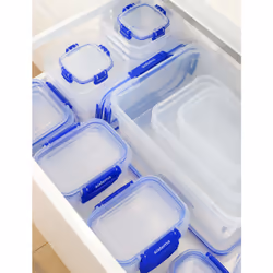 Sistema 881700 boîte hermétique alimentaire Rectangulaire contenant 2,2 L Bleu, Transparent 1 pièce(s)