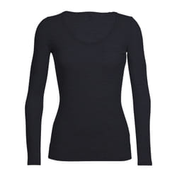 Icebreaker 103194001 M chemise et haut Tee-shirt Encolure à corde Manches longues Lycra, Laine de merinos, Nylon