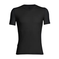 Icebreaker 103661001 Tee-shirt Encolure torsadée Manche courte Lycra, Laine de merinos, Nylon