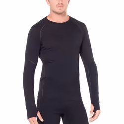 Icebreaker BodyfitZONE 150 Zone Sous-vêtements Encolure torsadée Manches longues Elastane, Lycra, Laine de merinos