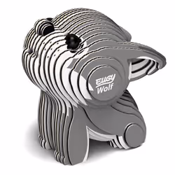 Eugy Wolf Puzzle 3D 7 pièce(s) Animaux