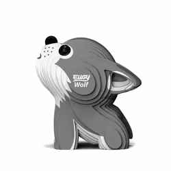 Eugy Wolf Puzzle 3D 7 pièce(s) Animaux