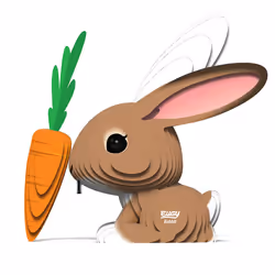 Eugy Rabbit Puzzle 3D 36 pièce(s) Animaux