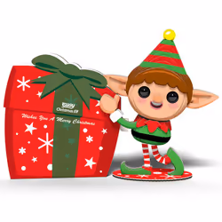 Eugy 082 Christmas Elf, Multicolore