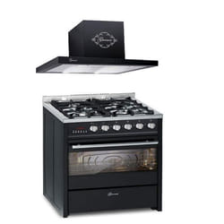 Cuisinière à gaz - GURARI - GCH E 610 BL - Four électrique 60 L + Hotte aspirante 60 cm GCh 462 BL 6 Prime