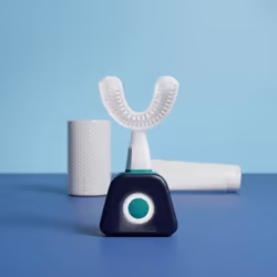 Y-Brush NylonStart Adulte Brosse à dents à ultrasons Bleu, Blanc