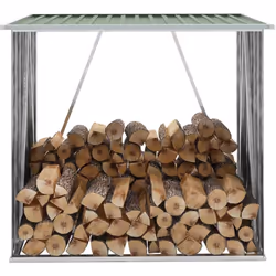 Cet abri de stockage de bois est une excellente solution de stockage pour le bois de chauffage. Sa construction est stable av ...