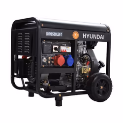 HYUNDAI groupe électrogène DHY8500LEK-T diesel FullPower triphasé 7,9 kVA, monophasé 6 kW HYUNDAI, une marque mondialement ré ...