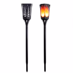 FLAME SOLAIRE DÉTECTEUR CREPUSCULAIRE 96 PCS LED 35 LUMENS Nouvelle gamme de produits solaires qui contribuent à la protectio ...