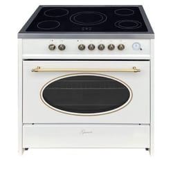 Cuisinière électrique - GURARI - GCH E 912 CR - 90 cm - Crème - 5 zones vitrocéramiques