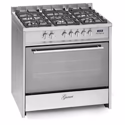 Cuisinière électrique à gaz - Gurari - GCH E 911 - Acier inoxydable - 90 cm - Four XXL 121 L