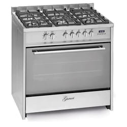 Cuisinière électrique à gaz - Gurari - GCH E 911 - Acier inoxydable - 90 cm - Four XXL 121 L
