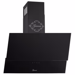 Hotte aspirante inclinée - GURARI - GCH D 268 9 Prime - 90 cm - Noire - Classe A - 1000 m³/h