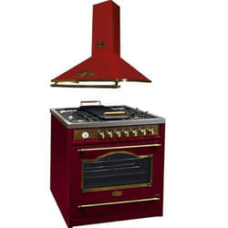 Cuisinière électrique - Kaiser - HC 93555 IRotEm - 90 cm - 5 foyers à gaz - Autonettoyage catalytique