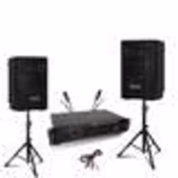 Pack Sono 2 Enceintes Ibiza XTK10-MKII 10 300W - Ampli 2x240W AMP300-MKII - Pieds support - Câbles Speakon - Soirée Fête DJ C ...