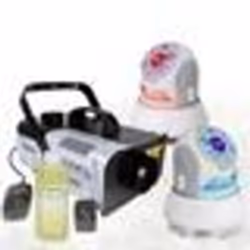 Pack Lumière Machine à Fumée Ibiza Light LSM900W - 2 Lyres 30W STAR-WASH - Soirée Dj Danse Mariage Pro Fête