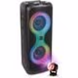 Pack Enceinte Autonome sans fil Bluetooth 700W USB SD TWS Ibiza Sound COLUMBA700 - Boule Disco RGB LED Effet Astro - Sono DJ ...