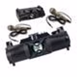 Pack Karaoké - Enceinte Bluetooth LEDS USB SD FM Compacte PARTY-FALCON - 2 Micros Filaires Chanson Fête Soirée Anniversaire C ...