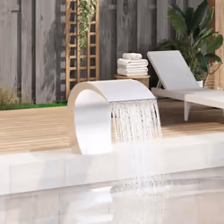 Description générale Cette fontaine de piscine, complète avec un ensemble de connecteurs, est idéale pour les étangs de jardi ...