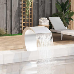 Nova - Furniture Limited - Fontaine cascade de piscine Acier inoxydable