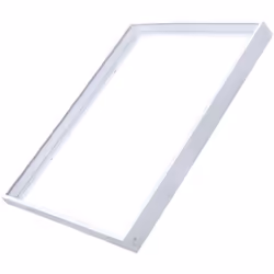 Description générale Kit de pose en saillie pour dalle LED de dimensions 60 x 60 cm en couleur blanc laqué. Ce cadre est conç ...