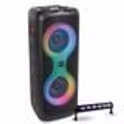 Pack Enceinte sans fil Bluetooth sur batterie 700W USB TWS Ibiza Sound COLUMBA700 - Barre Lumière UV LED-UVBAR6 - Sono DJ Por ...