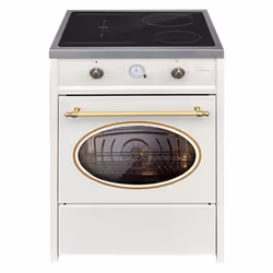 Cuisinière à induction - GURARI - GCH E 612 Cr - 60 cm - Retro - Multifonctionnelle