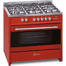 Cuisinière électrique à gaz - Gurari - GCH E 911 R - 90 cm - Rouge - Four XXL 121 L