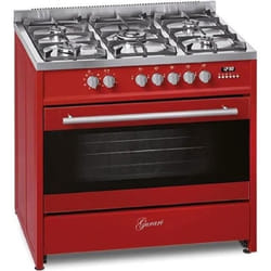 Cuisinière électrique à gaz - Gurari - GCH E 911 R - 90 cm - Rouge - Four XXL 121 L