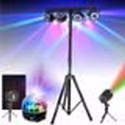 Pack Pied Lumière Portique DJ BOOST-LIGHT70 4 Projecteurs - 2 Jeux Lumières Extérieur Ibiza - Jeu Lumière PARTY-ASTRO6 Soirée