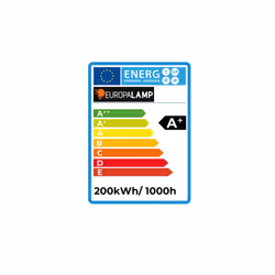 EUROPALAMP FLMO20003 spot d'éclairage Noir 200 W