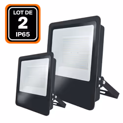 EUROPALAMP LOT2FLMO30003, 300 W, 27100 lm, Noir